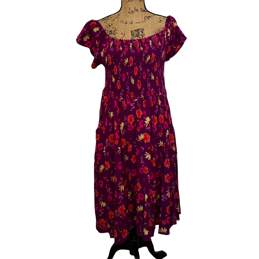 Torrid Smocked Dress Size 1